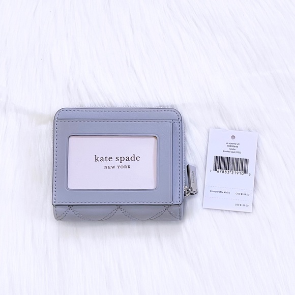 Kate Spade Natalia Small Zip Around Quilted Wallet - Picture 3 of 9